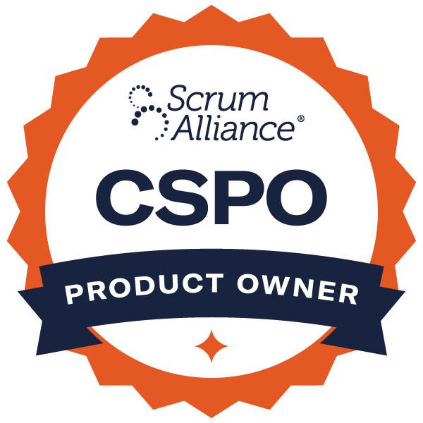 Certified Scrum Product Owner badge