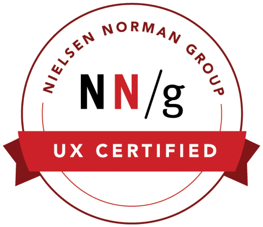 Nielsen Norman Group UX Certified badge